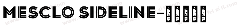 Mesclo Sideline字体转换